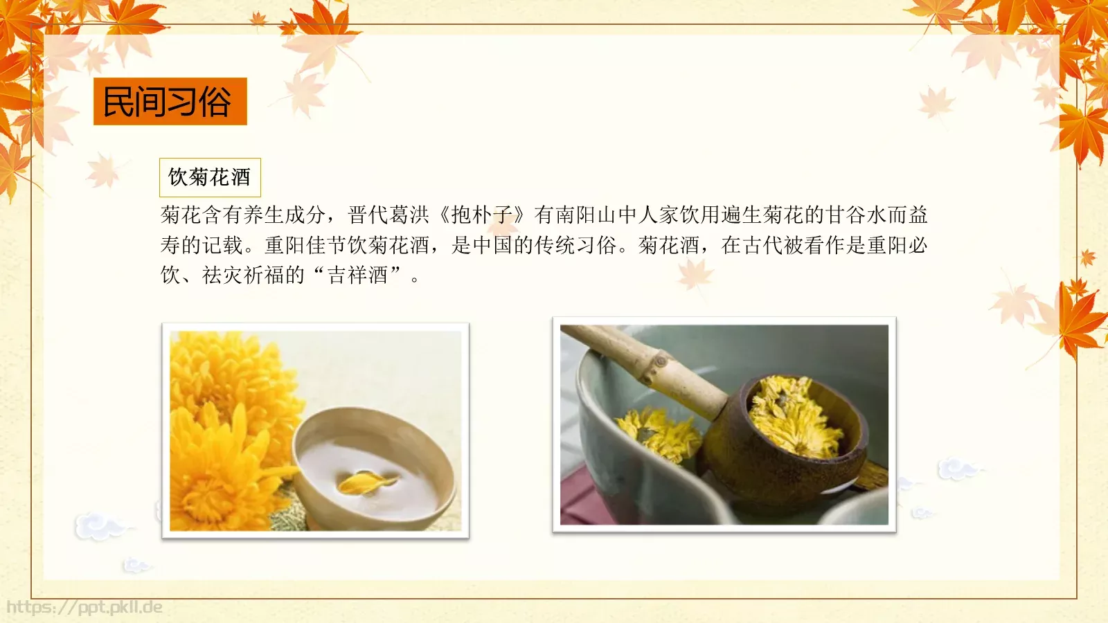 重阳节九月初九PPT模板 第 19 页预览图