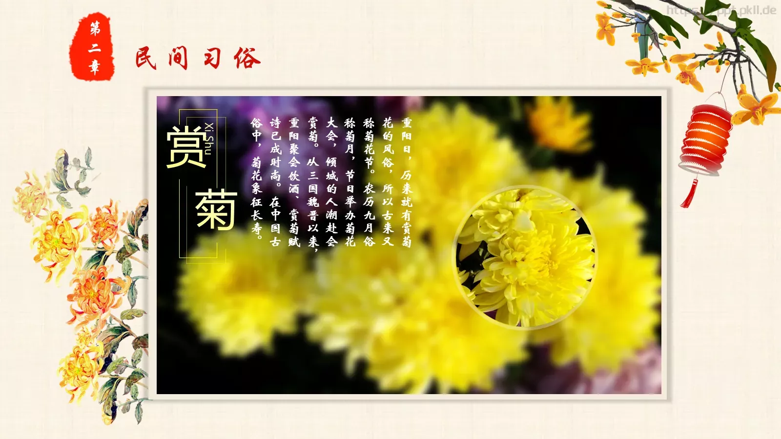 重阳节PPT模板 第 10 页预览图
