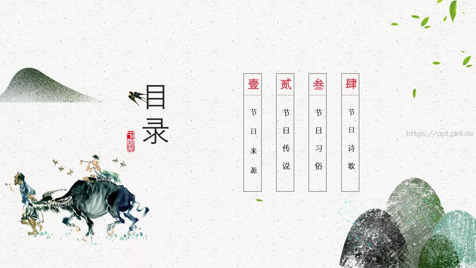 重阳节节日庆典PPT模板 第 2 页缩略图