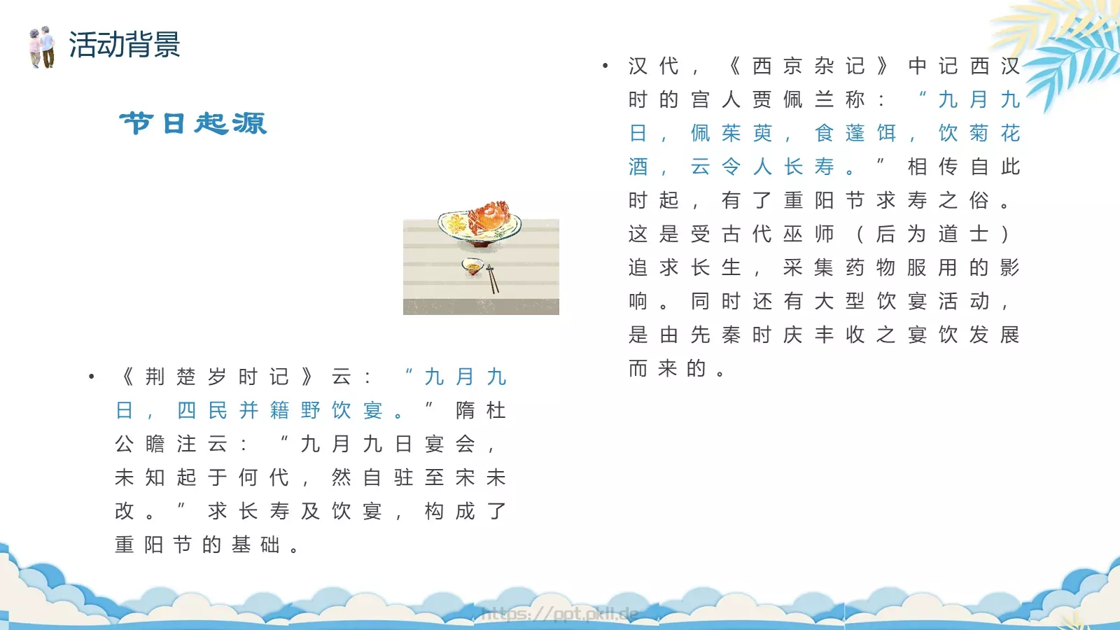 重阳节主题活动策划PPT模板 第 5 页预览图