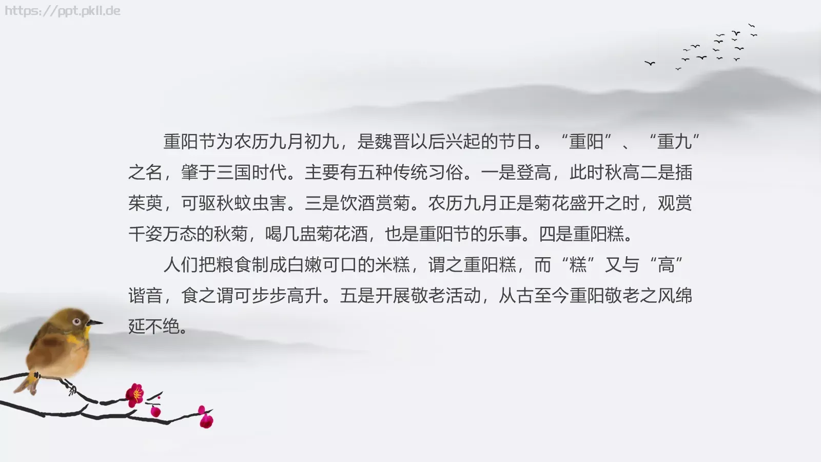 你陪我长大我陪你变老重阳节主题PPT模板 第 2 页缩略图