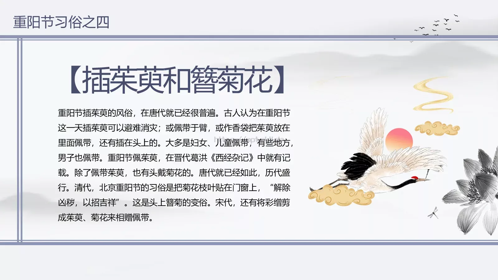 你陪我长大我陪你变老重阳节主题PPT模板 第 16 页预览图