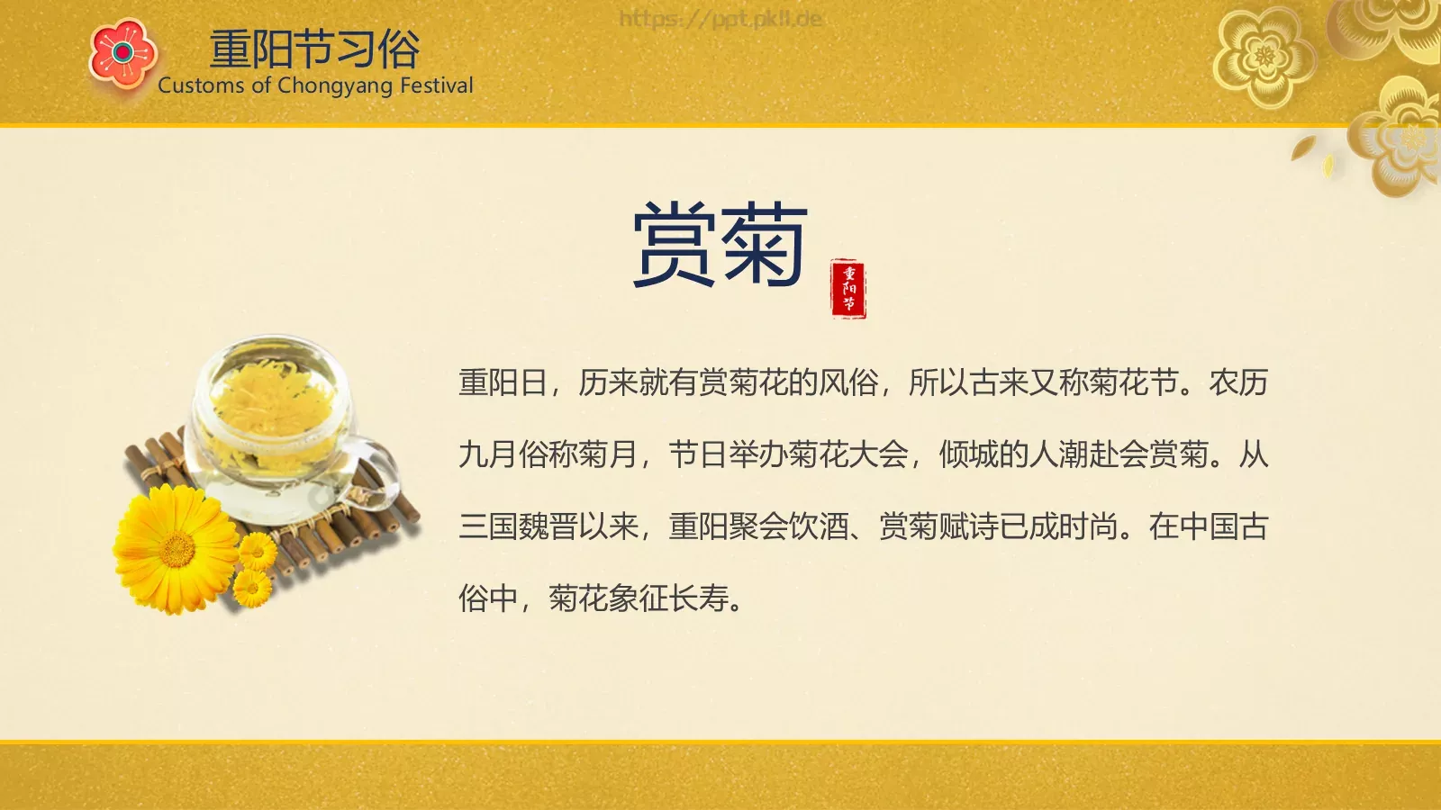 重阳节PPT模板 第 10 页预览图