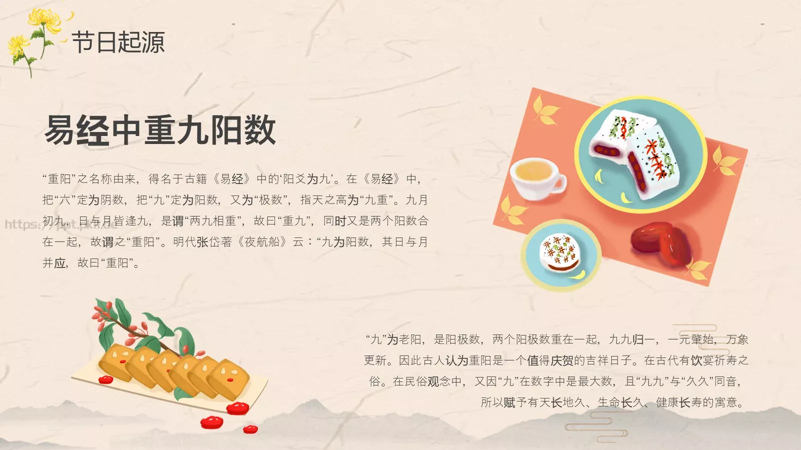 中国传统节日PPT模板 第 7 页预览图