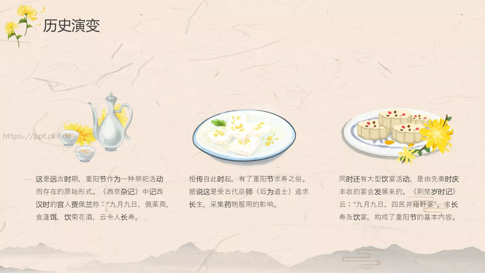 中国传统节日PPT模板 第 10 页预览图