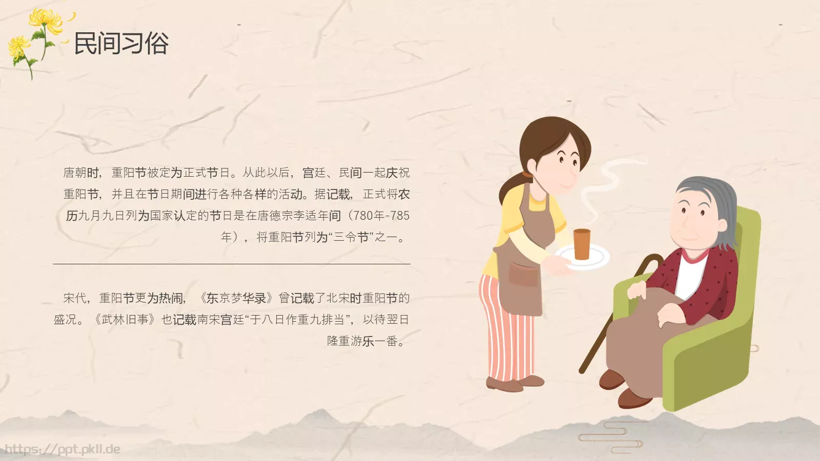 中国传统节日PPT模板 第 15 页预览图