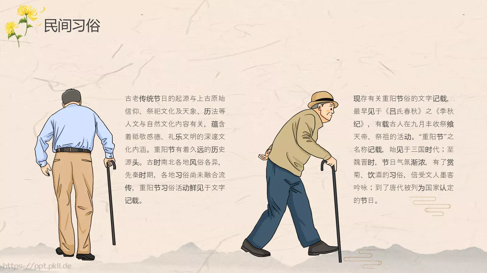 中国传统节日PPT模板 第 14 页预览图