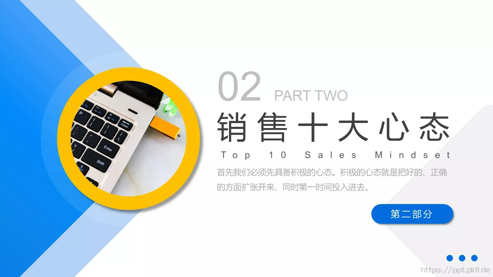 销售行业心态调节培训PPT模板 第 8 页预览图